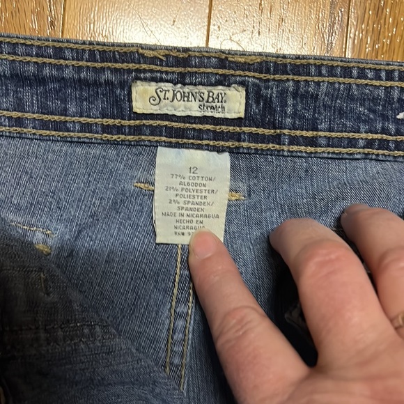 St. John’s Bay Stretch Capri Jeans Vintage 90’s - Picture 7 of 11